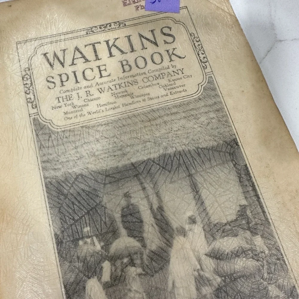 1927 Booklet Spices Orient J R Watkins Spice‎ Company Advertising VG